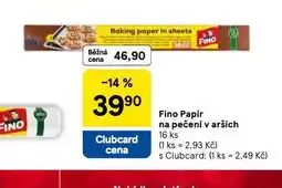 Tesco Fino papír na pečení nabídka