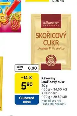 Tesco Kávoviny skořicový cukr nabídka