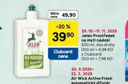 Tesco Jelen prostředek na mytí nádobí nabídka