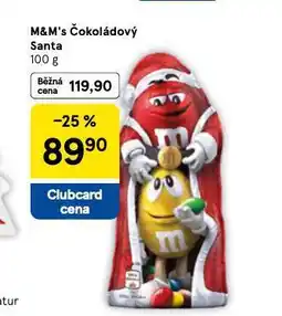 Tesco M&m´s čokoládový santa nabídka