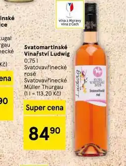 Tesco Svatomartinské vinařství ludwig nabídka