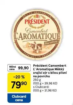 Tesco Président camembert l´aromatique nabídka