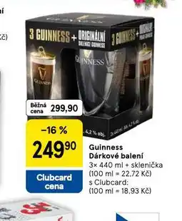 Tesco Guinness dárkové balení nabídka