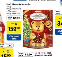 Tesco Lindt křupavá pochoutka nabídka