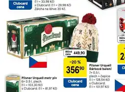 Tesco Pilsner urquell dárkové balení nabídka