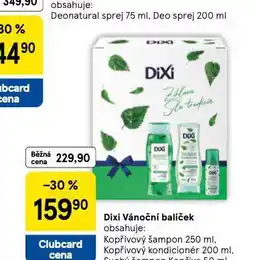 Tesco Dixi vánoční balíček nabídka