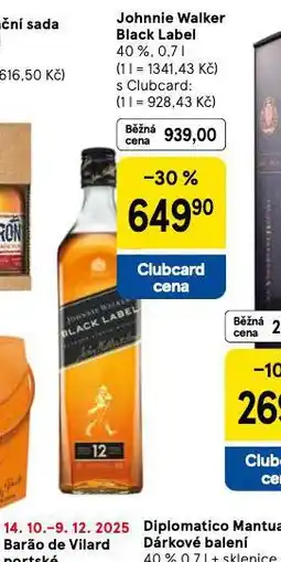 Tesco Johnnie walker red label nabídka