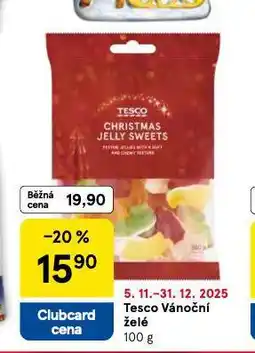 Tesco Tesco vánoční želé nabídka