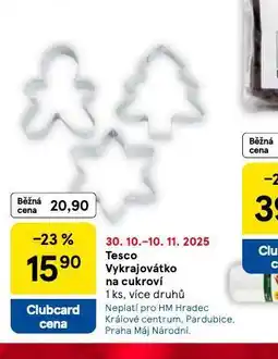 Tesco Vykrajovátka na cukroví nabídka