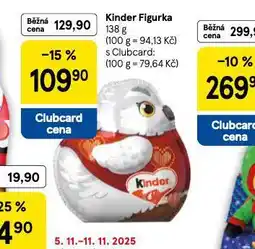Tesco Kinder figurka nabídka