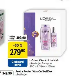 Tesco Loreal vánoční balíček nabídka