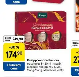 Tesco Kneipp vánoční balíček nabídka