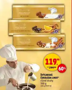 Penny Market Švýcarská čokoláda Lindt nabídka