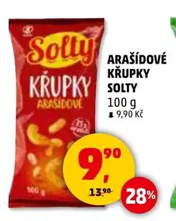 Penny Market Arašídové křupky Solty nabídka