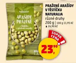 Penny Market Pražené arašídy v těstíčku Naturalia nabídka