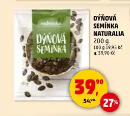 Penny Market Dýňová semínka Naturalia nabídka