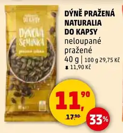Penny Market Dýně pražená Naturalia do kapsy nabídka