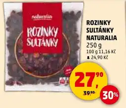 Penny Market Rozinky sultánky Naturalia nabídka