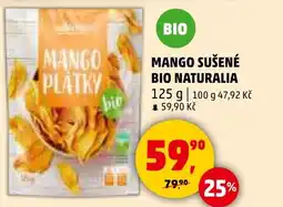 Penny Market Mango sušené Bio Naturalia nabídka