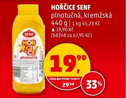Penny Market Hořčice Senf nabídka