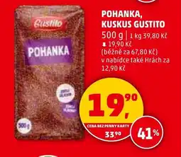 Penny Market Pohanka, kuskus Gustito nabídka