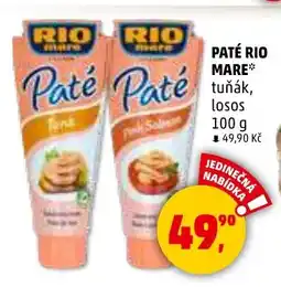 Penny Market Paté Rio Mare nabídka