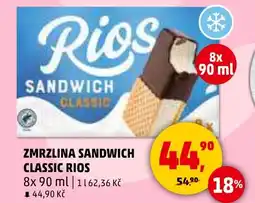 Penny Market Zmrzlina sandwich classic Rios nabídka