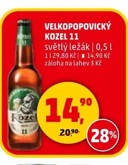 Penny Market Velkopopovický Kozel 11 nabídka