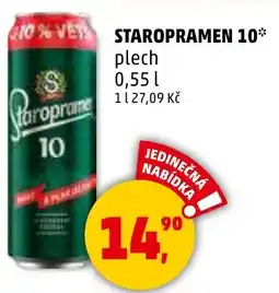 Penny Market Staropramen 10 nabídka