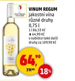 Penny Market Vinum Regum nabídka