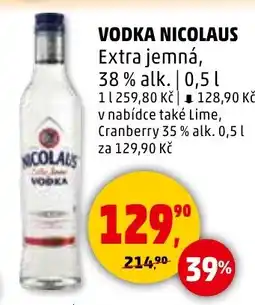 Penny Market Vodka Nicolaus nabídka