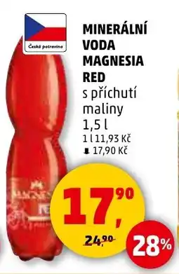 Penny Market Minerální voda Magnesia red nabídka