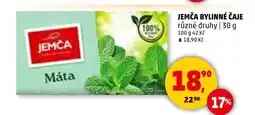 Penny Market Jemča bylinné čaje nabídka