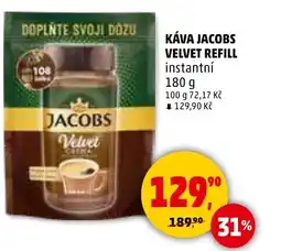 Penny Market Káva Jacobs velvet refill nabídka