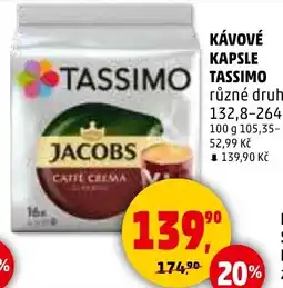 Penny Market Kávové kapsle Tassimo nabídka