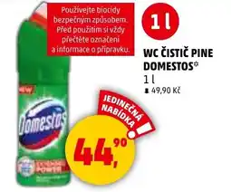 Penny Market Wc čistič pine Domestos nabídka