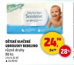 Penny Market Dětské vlhčené ubrousky Bebelino nabídka