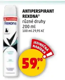 Penny Market Antiperspirant Rexona nabídka