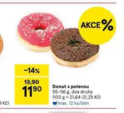 Tesco Donut s polevou nabídka