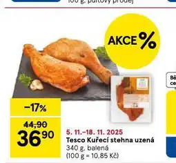 Tesco Kuřecí stehna uzená nabídka