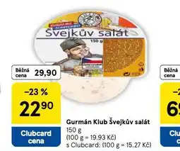 Tesco Švejkův salát nabídka