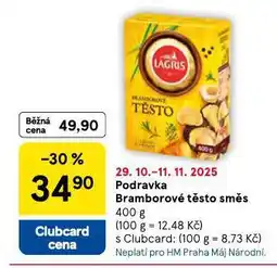 Tesco Podvarka bramborové těsto směs nabídka