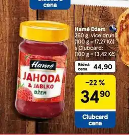 Tesco Hamé džem nabídka