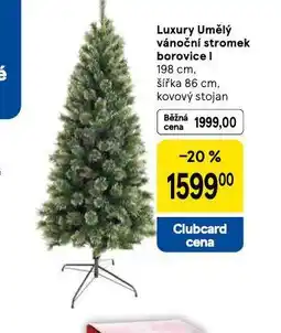 Tesco Luxiry umělý vánoční stromek borovice i nabídka