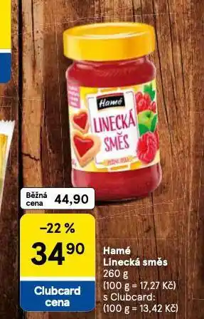 Tesco Hamé linecká směs nabídka