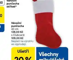 Tesco Vánoční punčocha skřítek nabídka