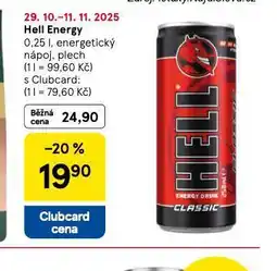 Tesco Hell energy nabídka