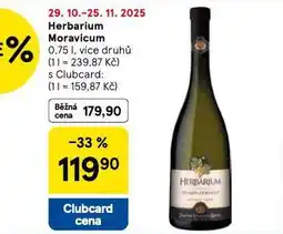 Tesco Herbarium moravicum nabídka