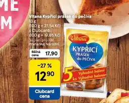 Tesco Vitana kypřící prášek do pečiva nabídka