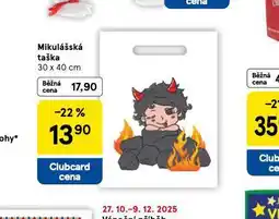 Tesco Mikulášská taška nabídka